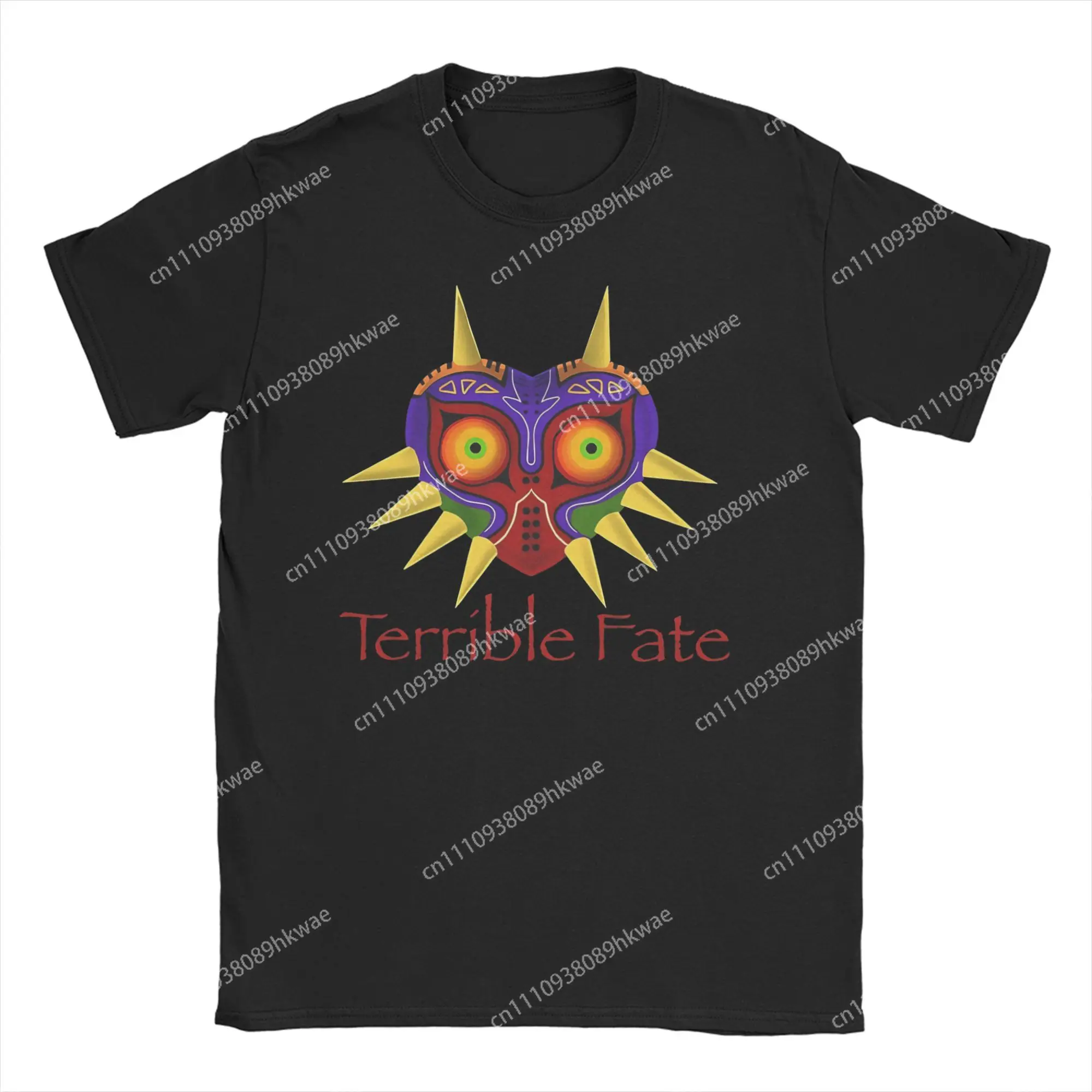 Футболка Terrible Fate Majoras Zeldas Legend для мужчин и женщин, новинка, 100% хлопок, футболки с круглым вырезом и короткими рукавами, топы для взрослых