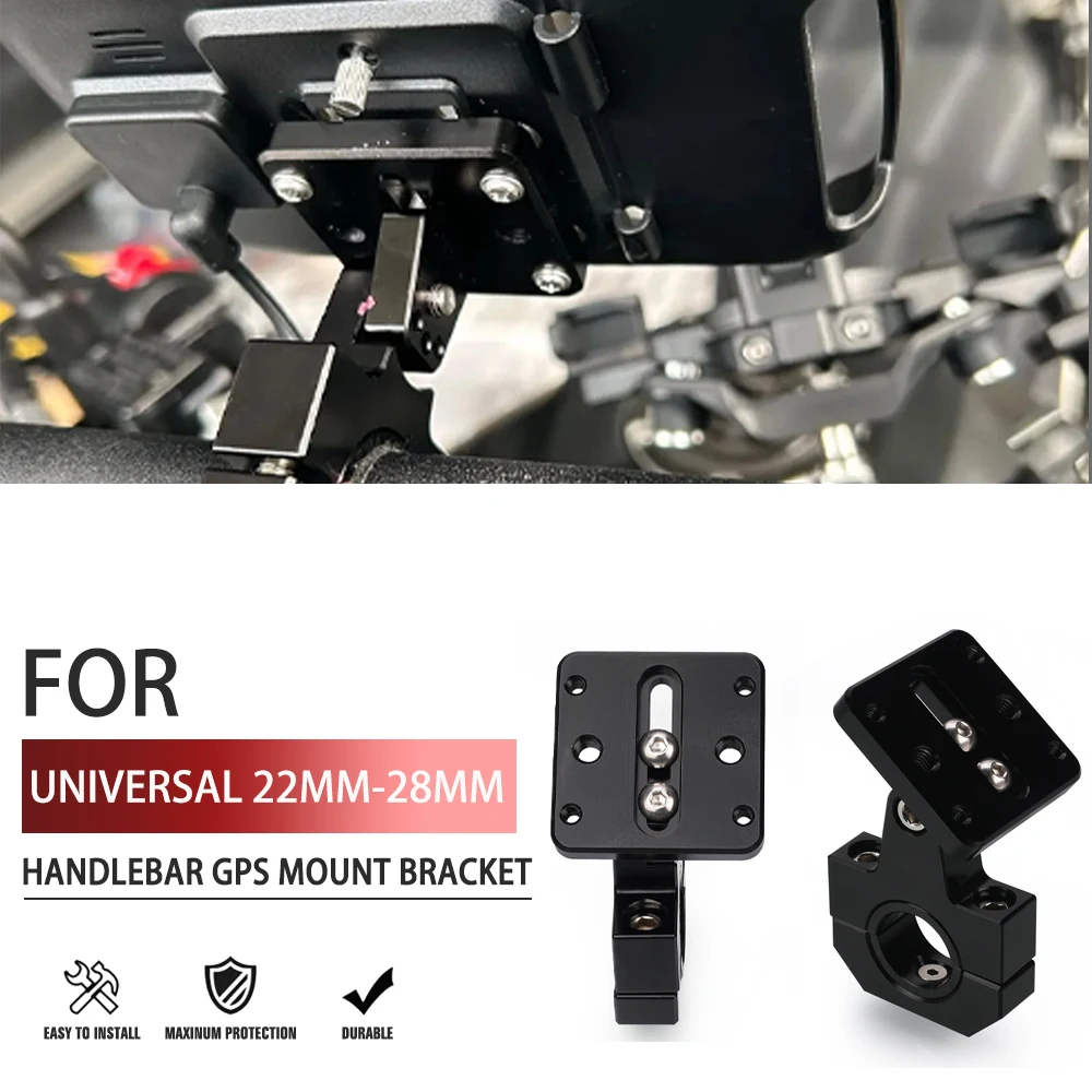 22mm 28mm New Motorcycle Accessories GPS Navigation Frame Mobile Phone Mount Bracket For Aprilia Pegaso 650 Pegaso650 1991-2006