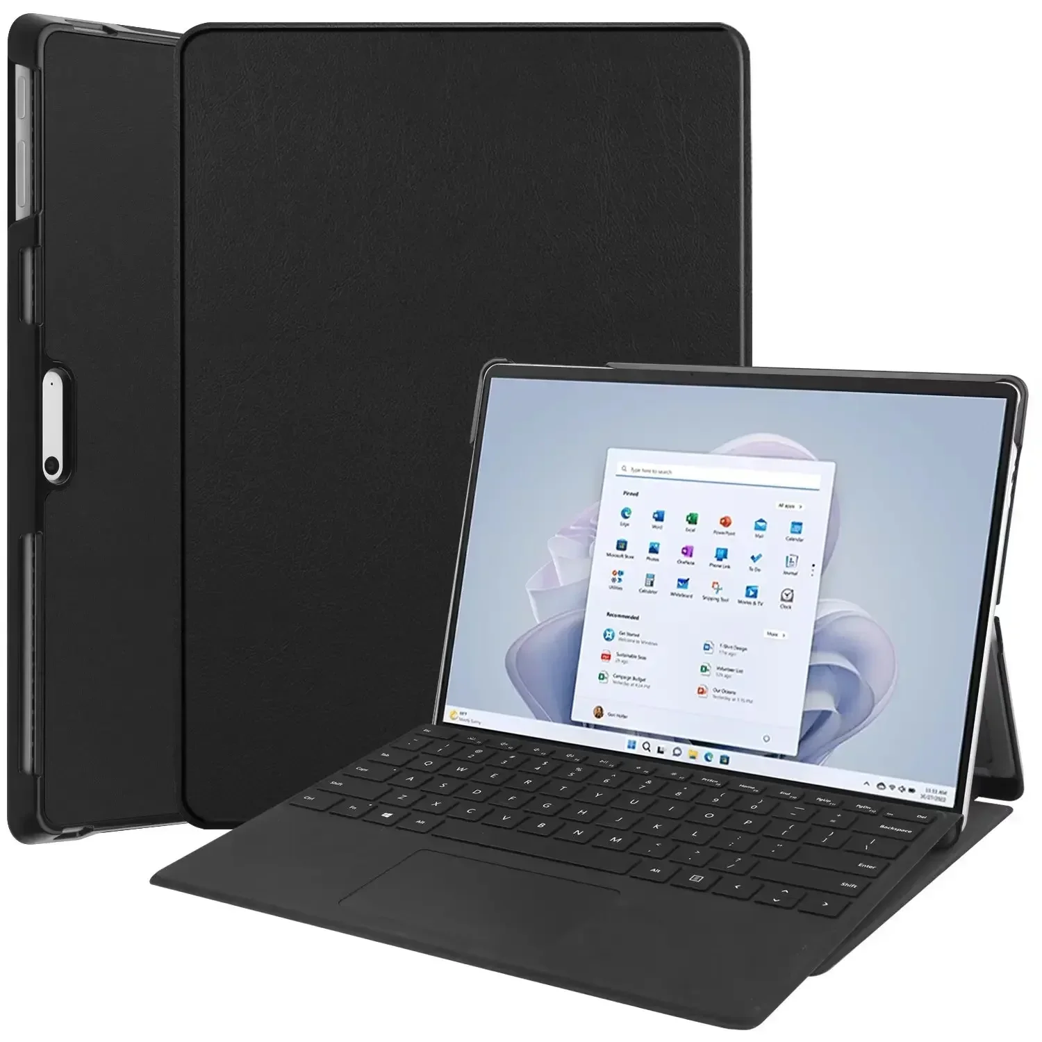 

Magnetic Case for Microsoft Surface Pro 9 8 6 5 4 Funda Tablet Cover Cases for Surface Pro 11 10 Stand Protective Shell