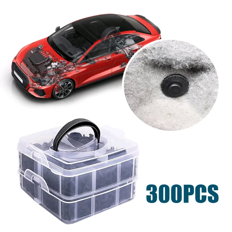 

30pcs/box Car Fastener Clips Mixed Auto Body Push Retainer Pin Rivet Bumper Door Trim Panel Retainer Clips Interior Accessories