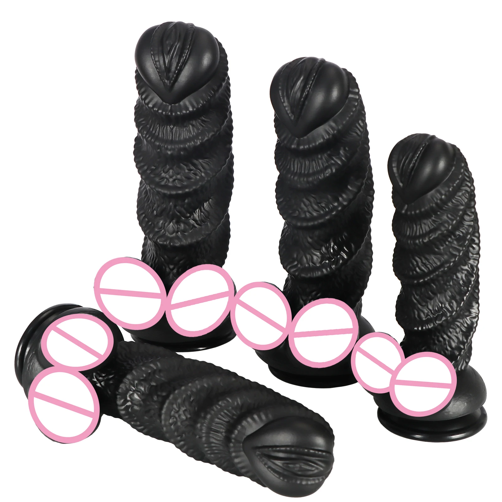 Huge Fantasy Dildo Monster Large Dildo Soft Suction Cup Adult Sex Toys Stimulation Vaginal Realistic Big Penis For Women Men Gay