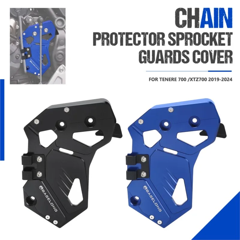 

For Yamaha Tenere 700 /XTZ700 2019-2021-2022-2023-2024 Motorcycle Chain Sprocket Guards Cover Protector Tenere 700 World Raid