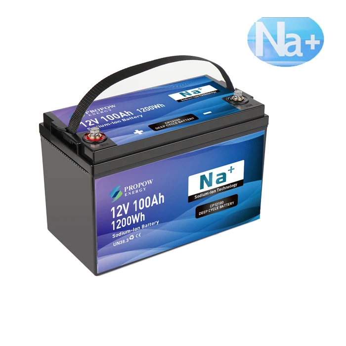 

Reliable Safe Durable Deep Cycle 12V 100Ah Sodium-Ion Battery For RV Boat ESS