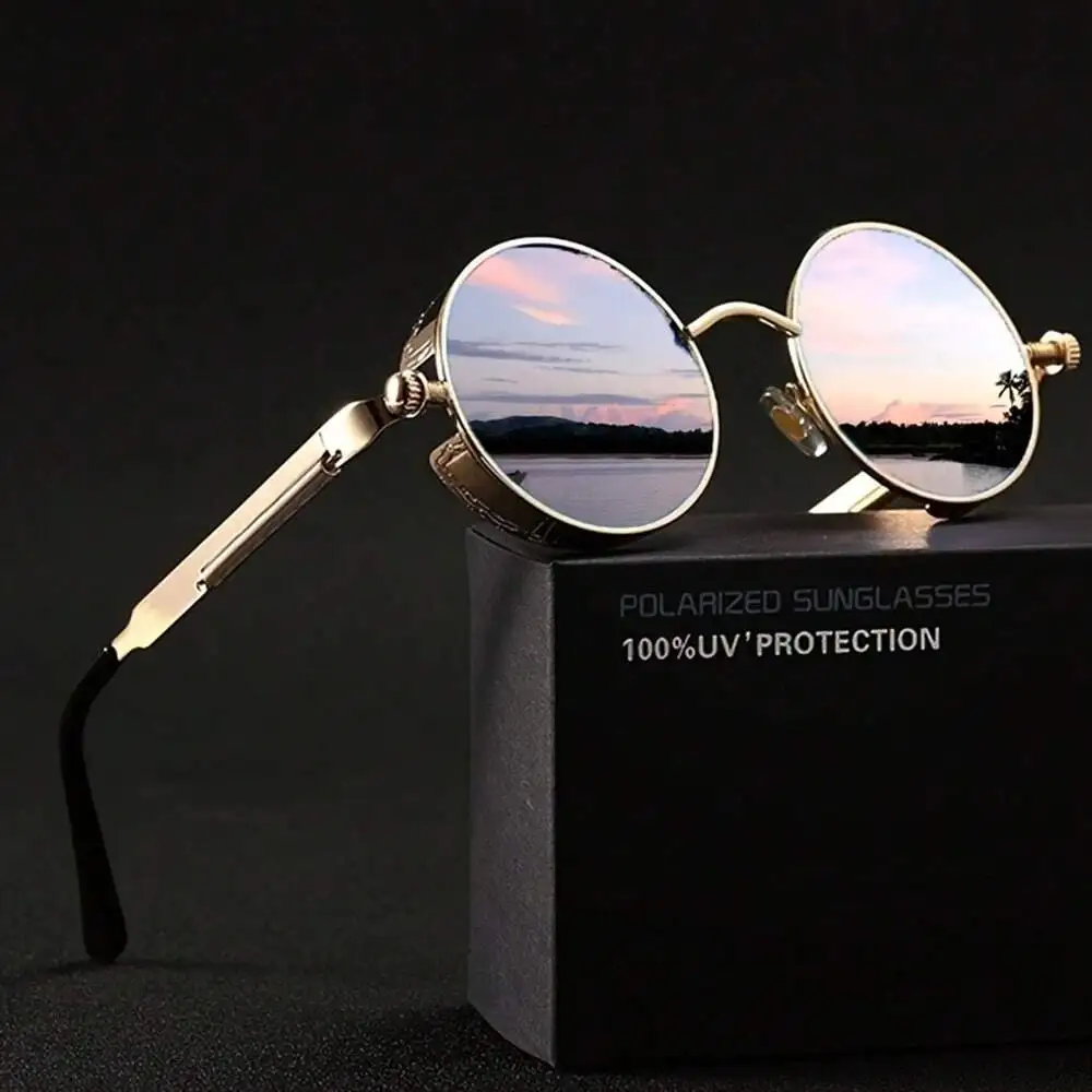 

Elegant Steampunk Women's Sunglasses Vintage Metal Frame Sunglasses Round Thick Frame Spring Leg Sunglasses Halloween Beach Accessories For Women Sun Glasses Sunglasses Shades Fashionable Shade Elegant Outfit Family Outings Travel Vacation Holiday For Sum
