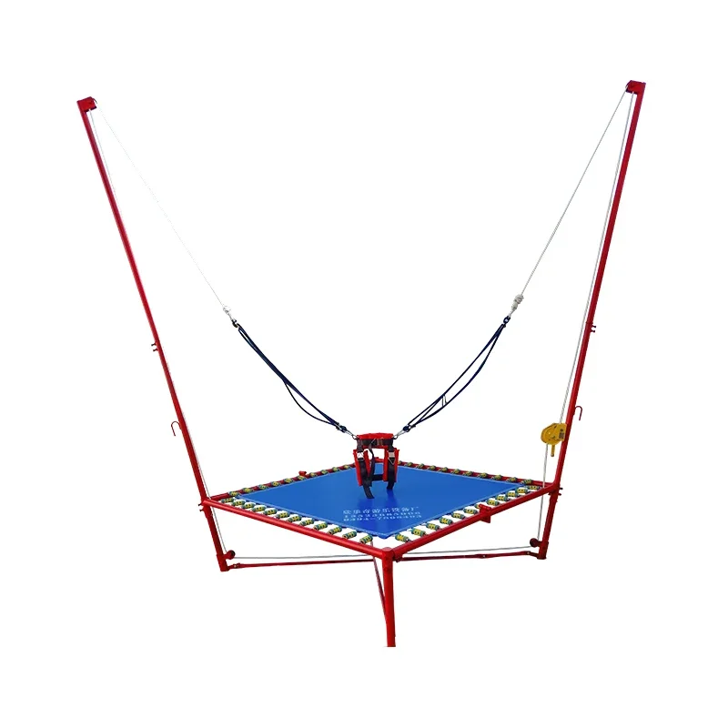 Single Bungee Jumping for kids and adults bungee trampolines outdoor playground