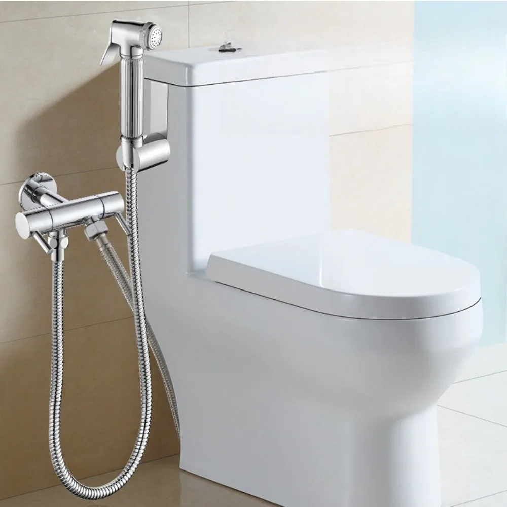 1PC Holder Hook Hanger for Hand Shower Bathroom Toilet Spray Gun Holder, Non Perforated Shower Holder Hook