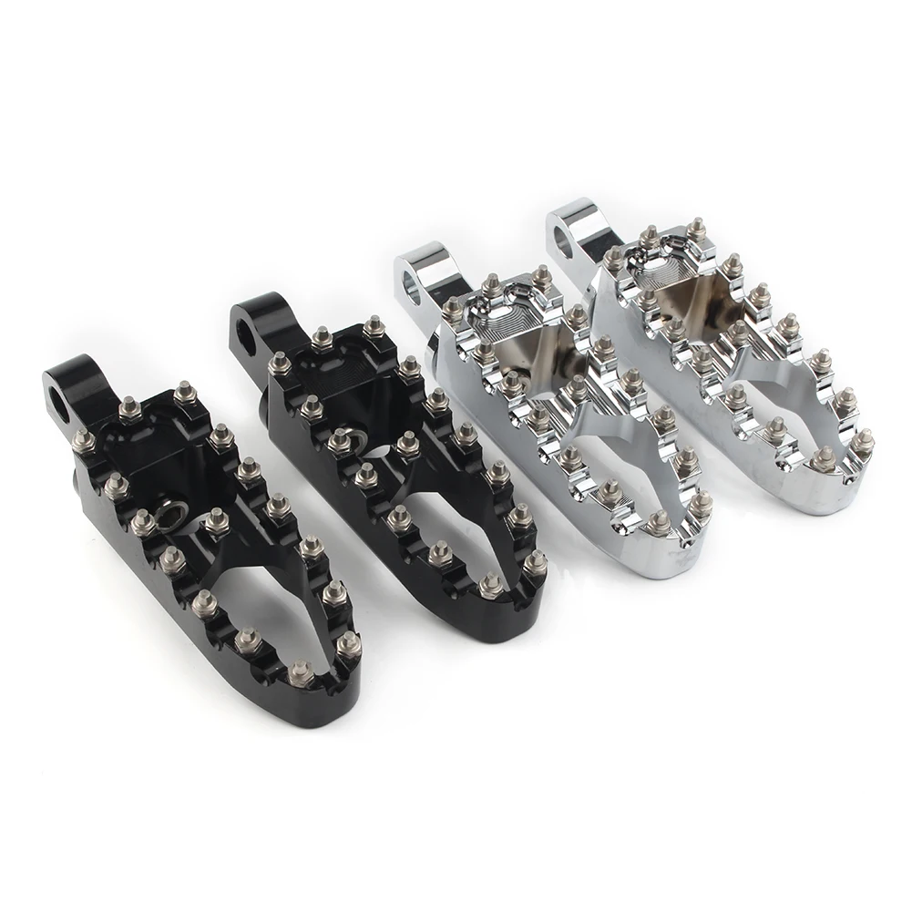 2Pcs Motorcycle Rear Foot Pegs Footrest For Harley Davidson Sportster XL883 XL1200R XG500 XG750 Dyna MH CNC Aluminum