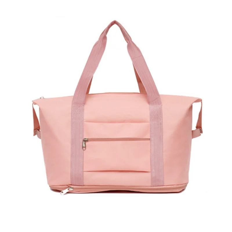Tas Travel Jinjing Tangan Berkapasitas Besar yang Dapat Diperluas - Tahan lama, berbagai kompartemen, cocok untuk bepergian, kebugaran, yoga, tas tangan.