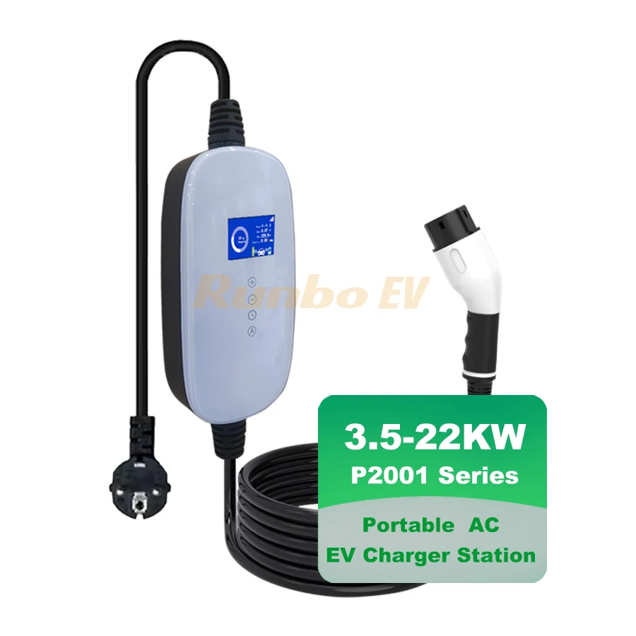 RunboEV P2001 11kw 22kw ev fast charging station pile charging stations ev cars charger ocpp ev charger 22kw 11kw