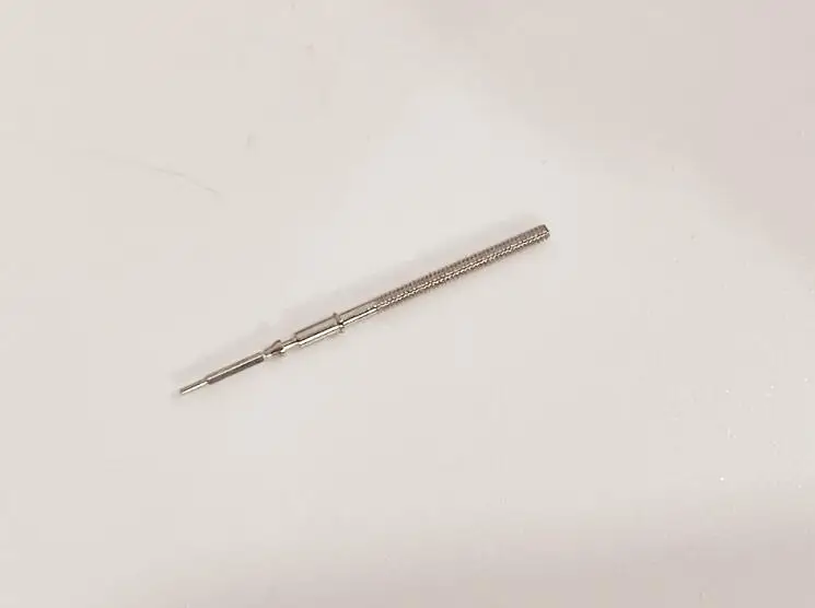 W1739 Steel Watch Crown Winding Stem Replacement for YM62 YM92 Watch Repair