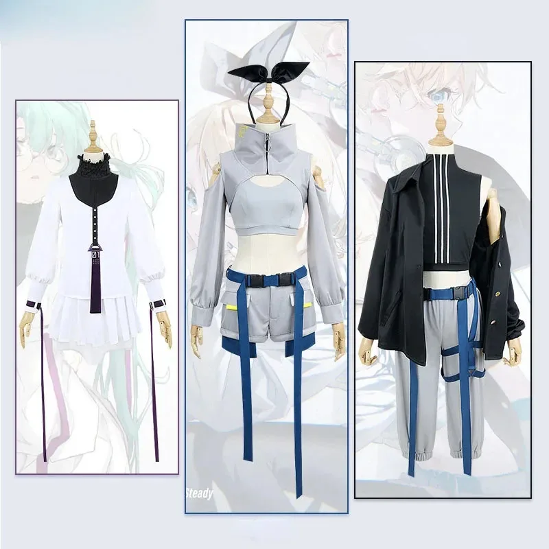 

Project Sekai красочный сценический готовый устойчивый костюм праздничный костюм для Ren Len Mikuu косплей необычная униформа на Хэллоуин eo] 5