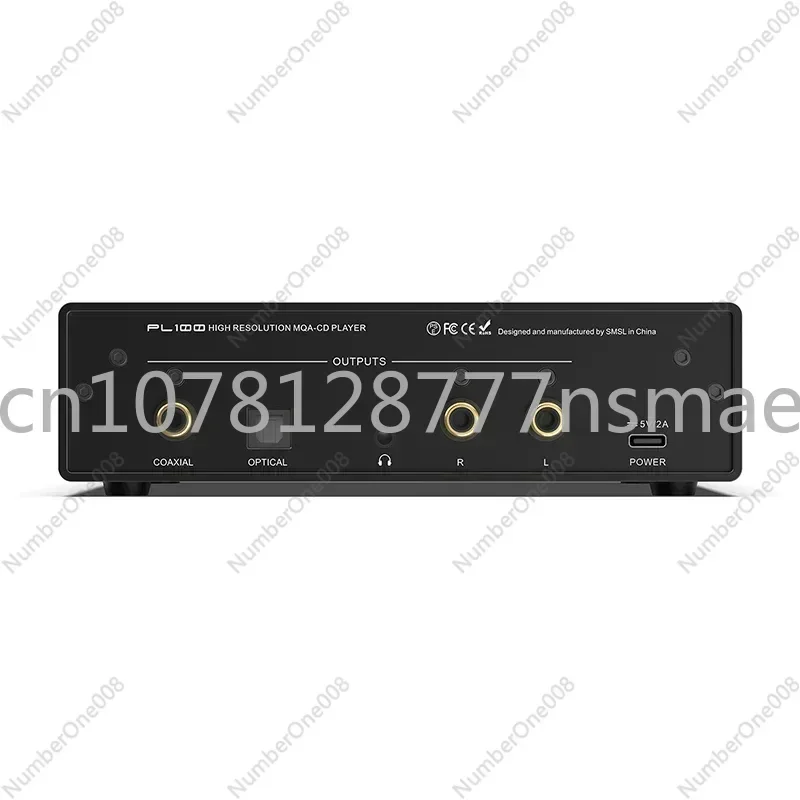 PL100 CD Player Portable CS43131 Support Optical Coaxial 32Ω/60mW 3.5mm Headphone Output with Remote Control