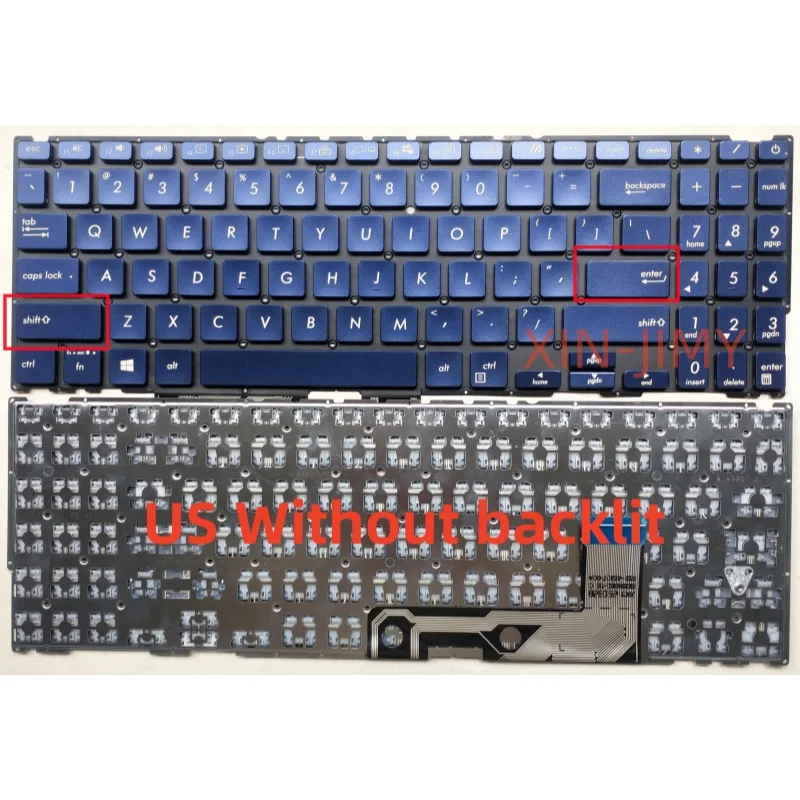 US Laptop Keyboard For Asus ZenBook UX533 UX533F UX533FD UX533FN UX533FTC UX534 UX534F UX534FAC SN2580BL3 Replacement Notebook