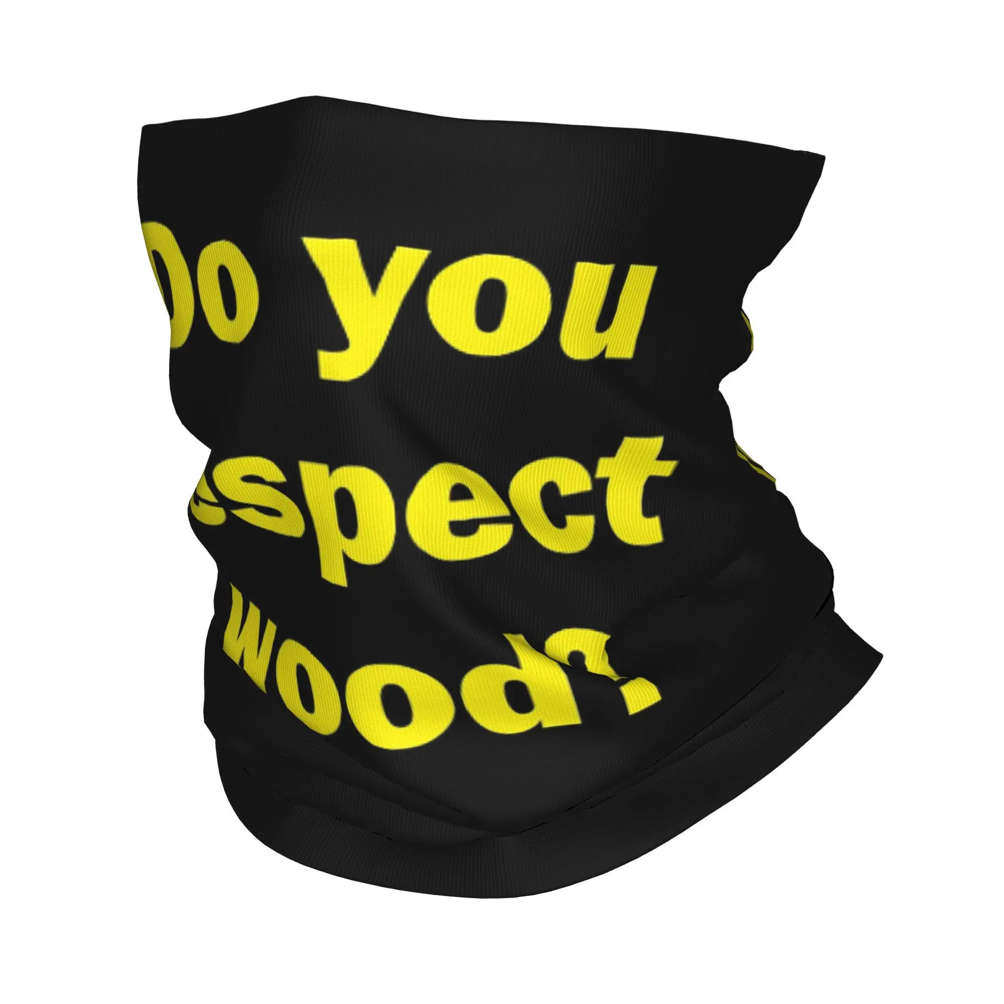 나무를 존중하시나요 Bandana Neck Cover 프린트 랩 스카프 따뜻한 모자 하이킹 낚시 남여 성인 통기성