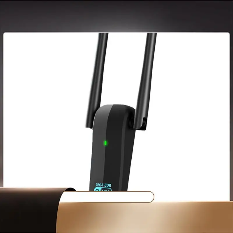 

Network Card Dual Band Wireless Card Wifi 6 USB Adapter USB 3.0 Wifi6 Adapter For Windows 7/10/11-N35R