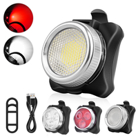 LED Silicone Bicycle Light Front Rear Light 4 Modes Waterproof MTB Bike Light For Night Riding Cycling Light Bike Accessories