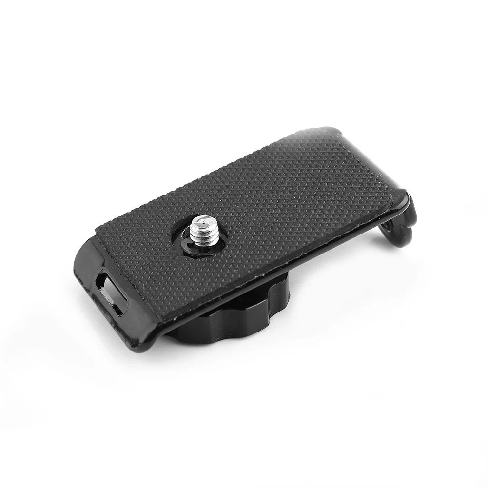 1/4 Type Screw Black Strap Plate Quick Release Buckle DSLR Camera Shoulder Neck Belt