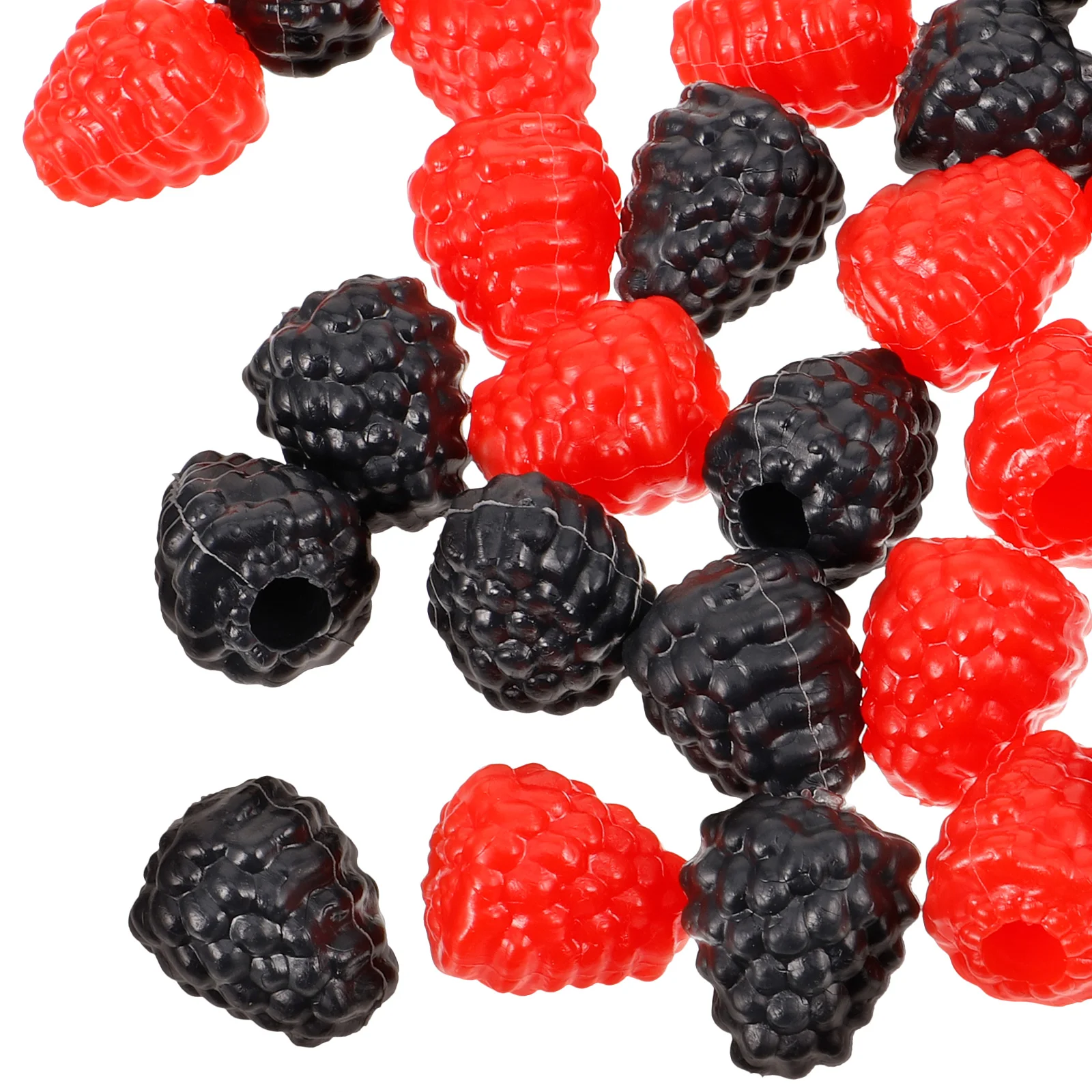 40 Pcs Home Decoration Ornaments Berries Raspberry Fruit Display Models Blueberry Photo Props Fake Lifelike Toddler