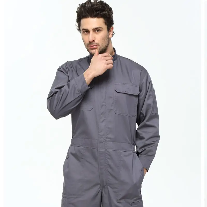 Work Overall Uniform Siamese Men Women Working Coverall Welding Suit Mechanical Repairman Workshop Sailor Jumpsuit Plus Size