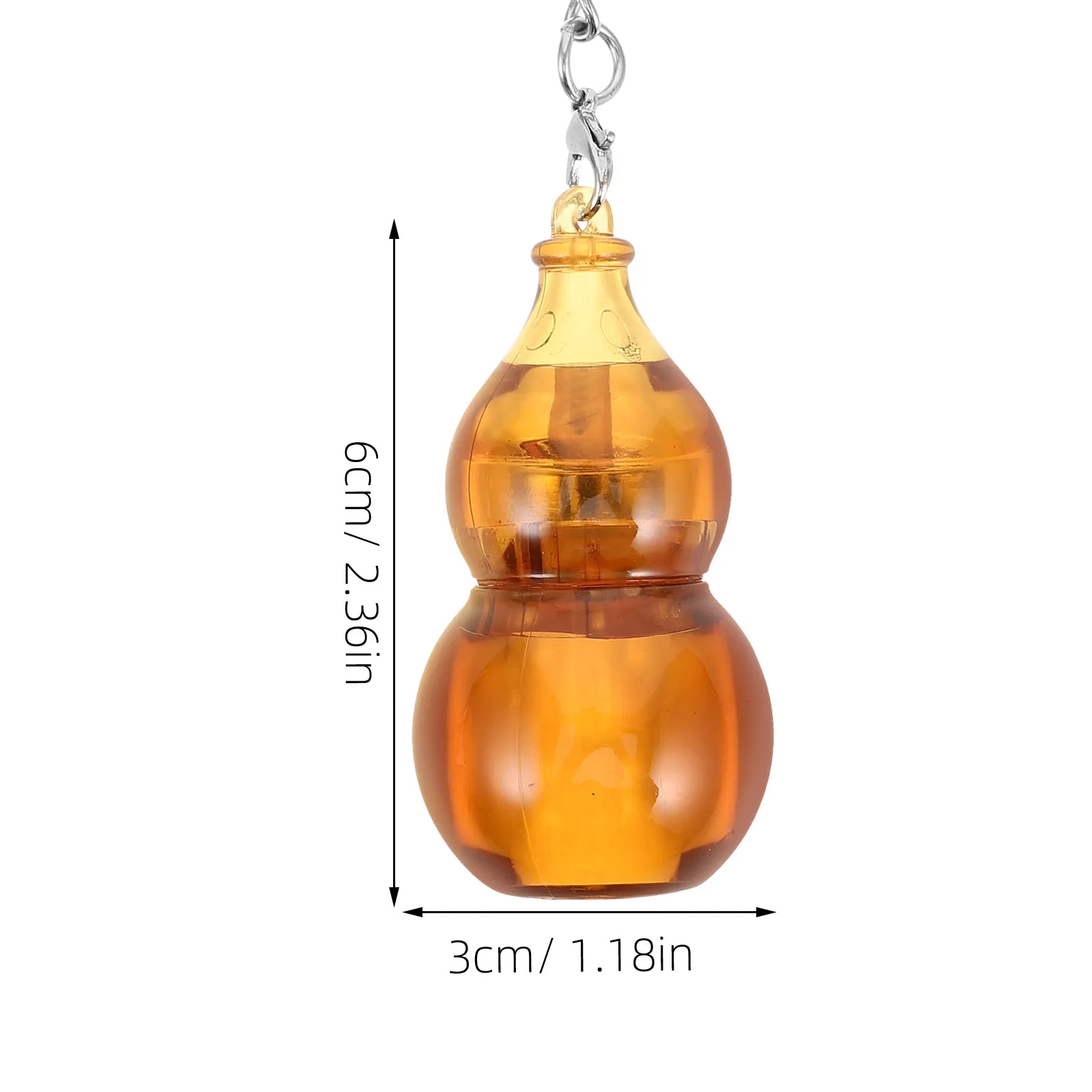 Gourd Shape Spiral Fidget Keychain – Stress Relief & Anxiety Relief Sensory Toy for Desk, Office, Quiet Use
