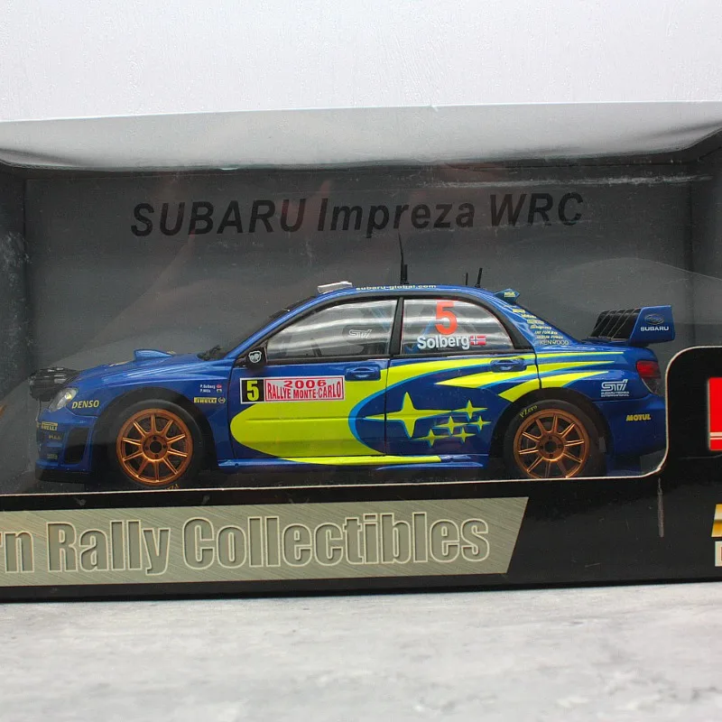 Sunstar Diecast 1/18 مقياس سوبارو سبيكة سيارة نموذج سوبارو امبريزا WRC 2006 لعب المركبات لعب للأولاد مجموعة الصندوق الأصلي #6