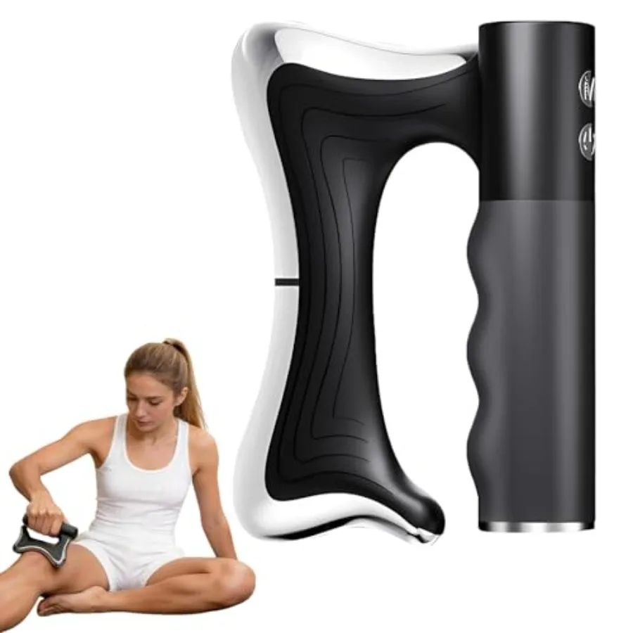 

Heated Muscle Scraping Tool, Electric Fascia Knife Massager Heating and Vibration, Soothesilk Sculptwave Full Body Contouring D