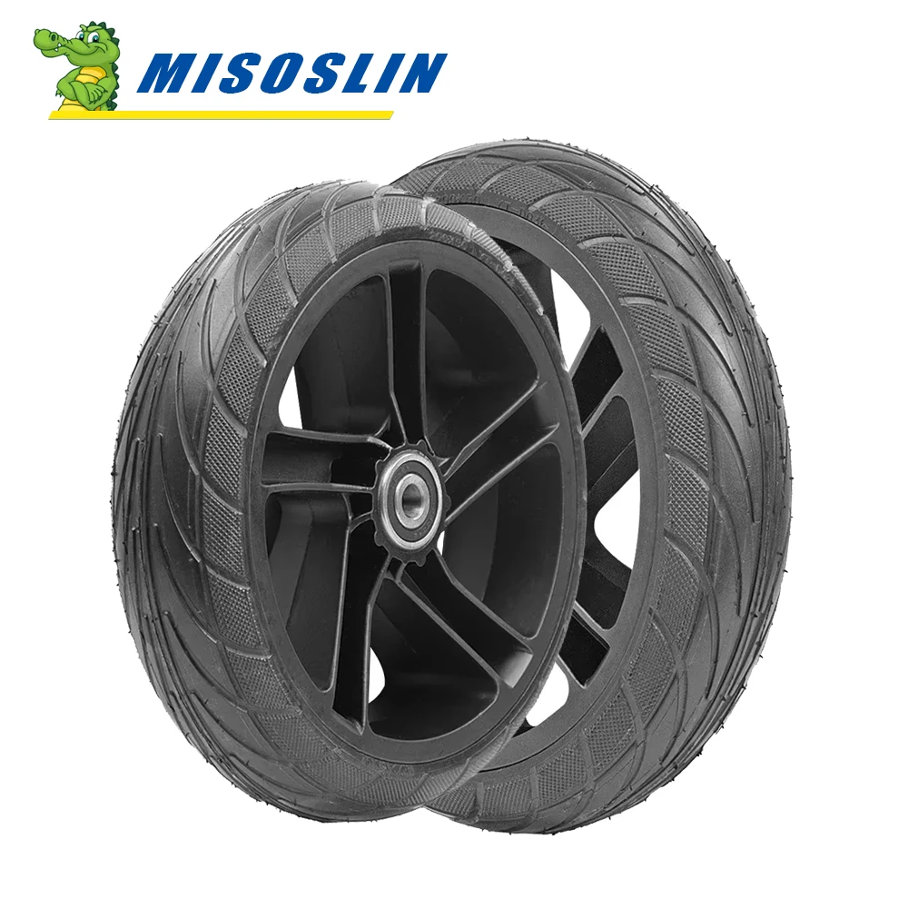 

Для электрического скутера Ninebot ES1 ES2 ES4, взрывозащищенная запасная часть, 8-дюймовая твердая шина, заднее колесо 200x50 с сборкой