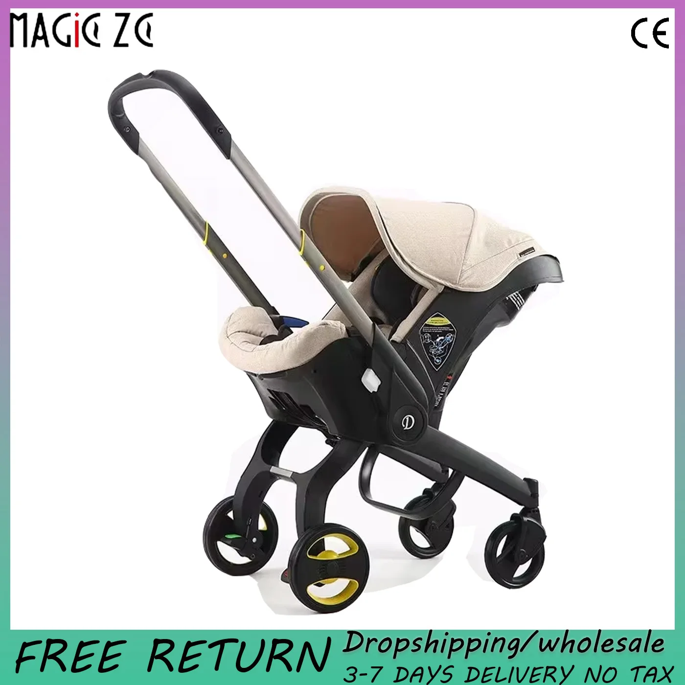 

Детская коляска 4 в 1, бесплатная доставка, детская коляска для новорожденных, компактная складная коляска, легкая дорожная коляска