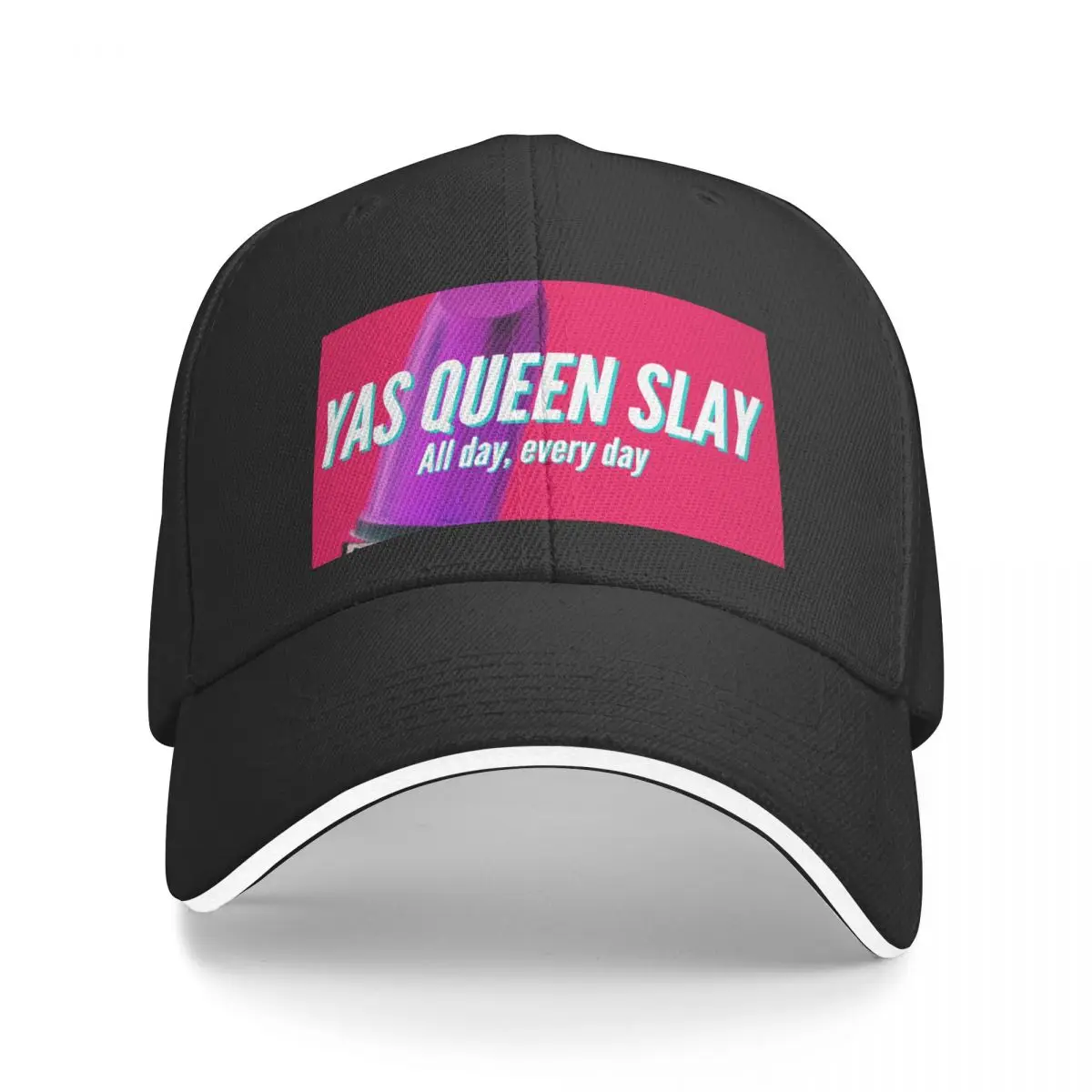 Yas Queen Slay-todo el día, gorra de béisbol diaria, sombrero divertido lindo, sombrero de playa para hombres y mujeres