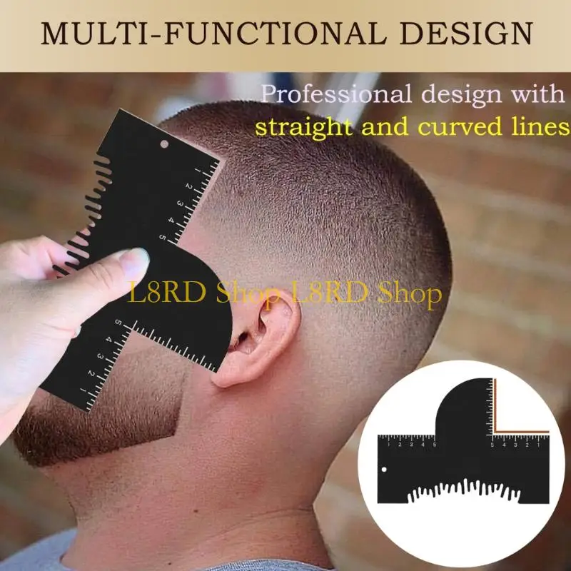 L8RD Professional Color Enhancement Barber Card Portable Size For Festivals Photo Shaping Maker Line up Tool