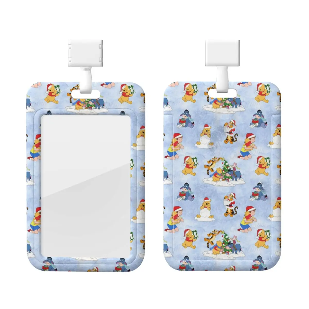 

Custom My Friends Tigger Pooh ID Badge Holders For Office Card Holder Unisex Neck Lanyard Credit Card Holders Neck Strap
