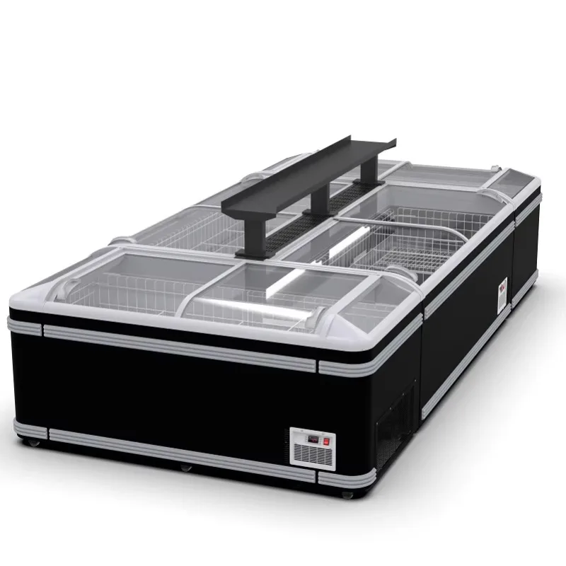 630L Single-Temperature Low Temperature Commercial Display Cabinet Horizontal Freezer with Digital Control