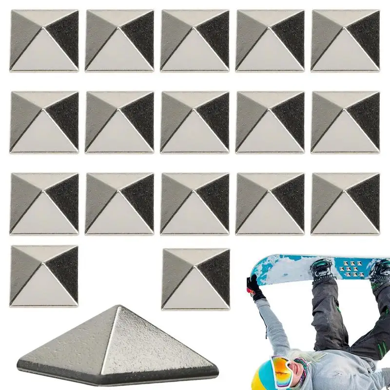 Snowboard-Stump-Pads, rutschfest, 18-teilig, Ski-Snowboard-Stampfmatte, Griffpolster, rutschfest, professioneller Kleber für den Urlaub