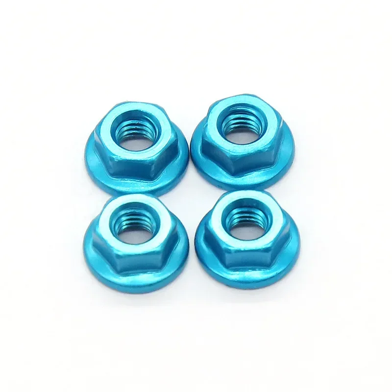 RC 102049 122049 ( 02055 02190 ) Aluminum Nylon Nut M4 4P Fit for HSP 1/10 Car Buggy Truck