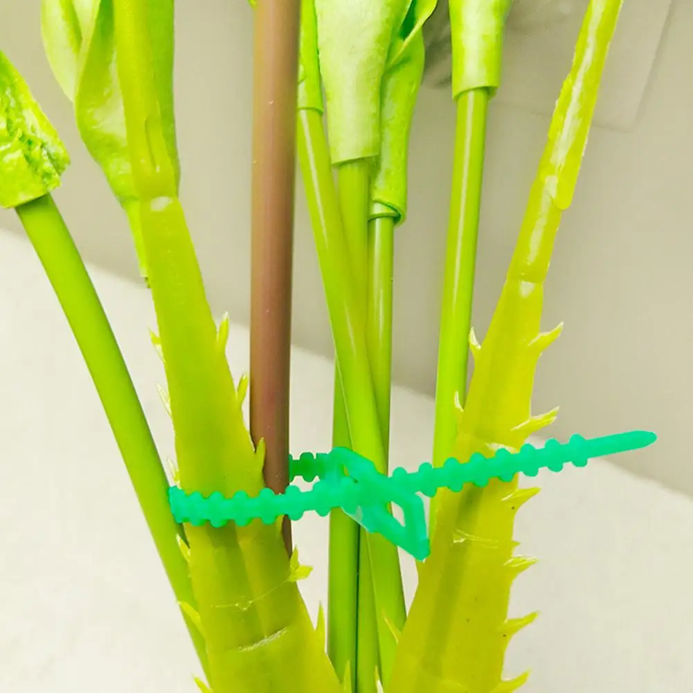 Adjustable Garden Plant Twist-Up Plant Fixator Tie A Flower Ribbon Binding Line For Binding Flowers Plant Reusable Garden T E5S9