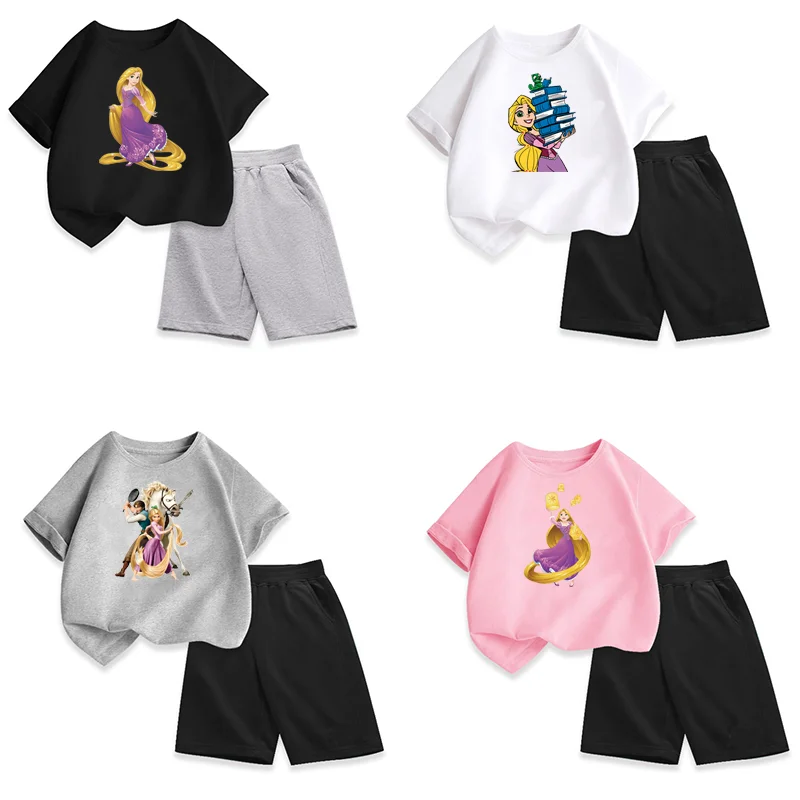 Disney Rapunzel Iron on patch adesivi a trasferimento termico per bambini appliques a strisce per decorazioni per cucire fai da te