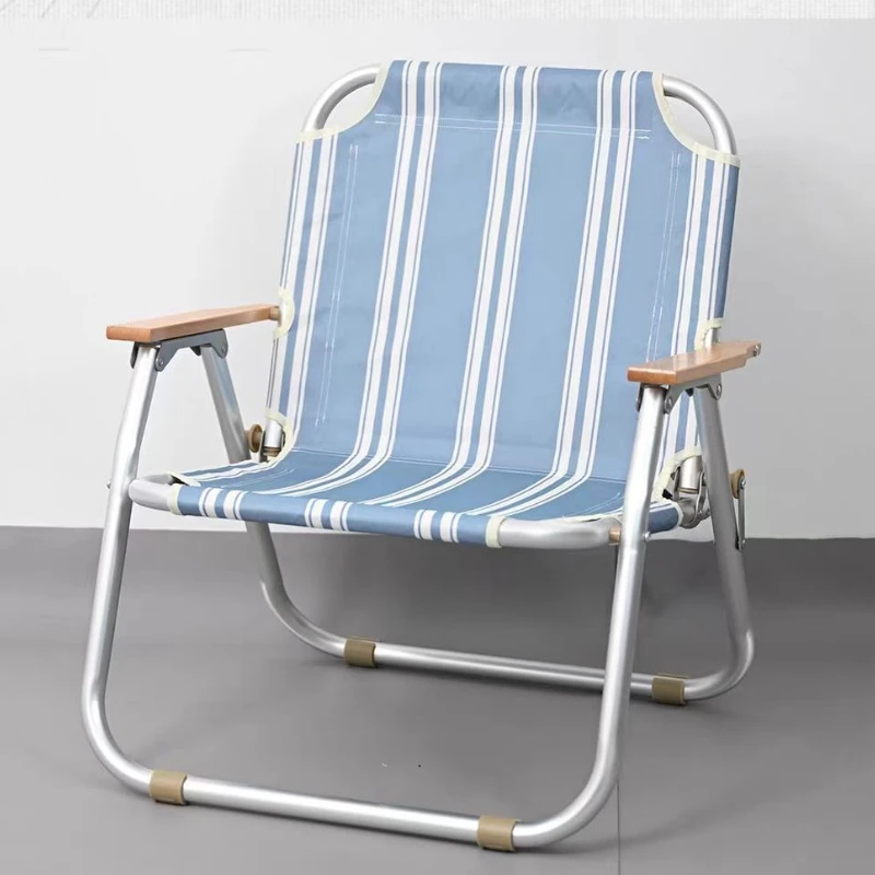 

Aluminum alloy tube folding chair single leisure chair outdoor camping supplies