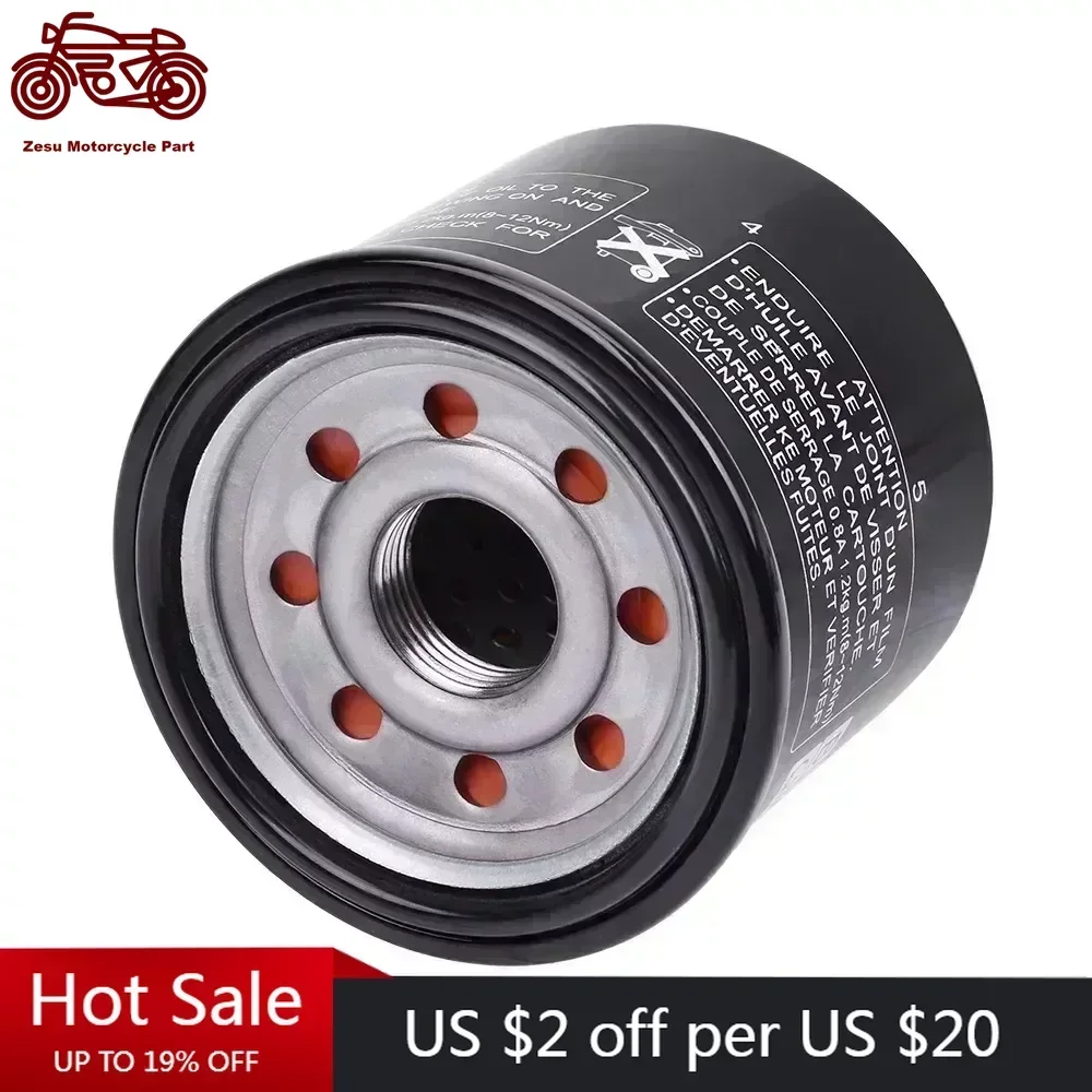 Motorcycle Oil Filter for Honda CBR1000 F Hurricane VTR1000F Fire StormSC36 Motorcycle Cars Accessories Fuel Gasoline Oil filter