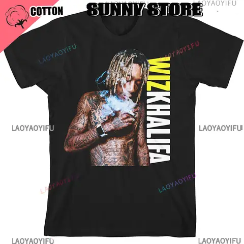 Rare Wiz Khalifa Hip Hop Tour Trippy Smokey Haze T-shirt