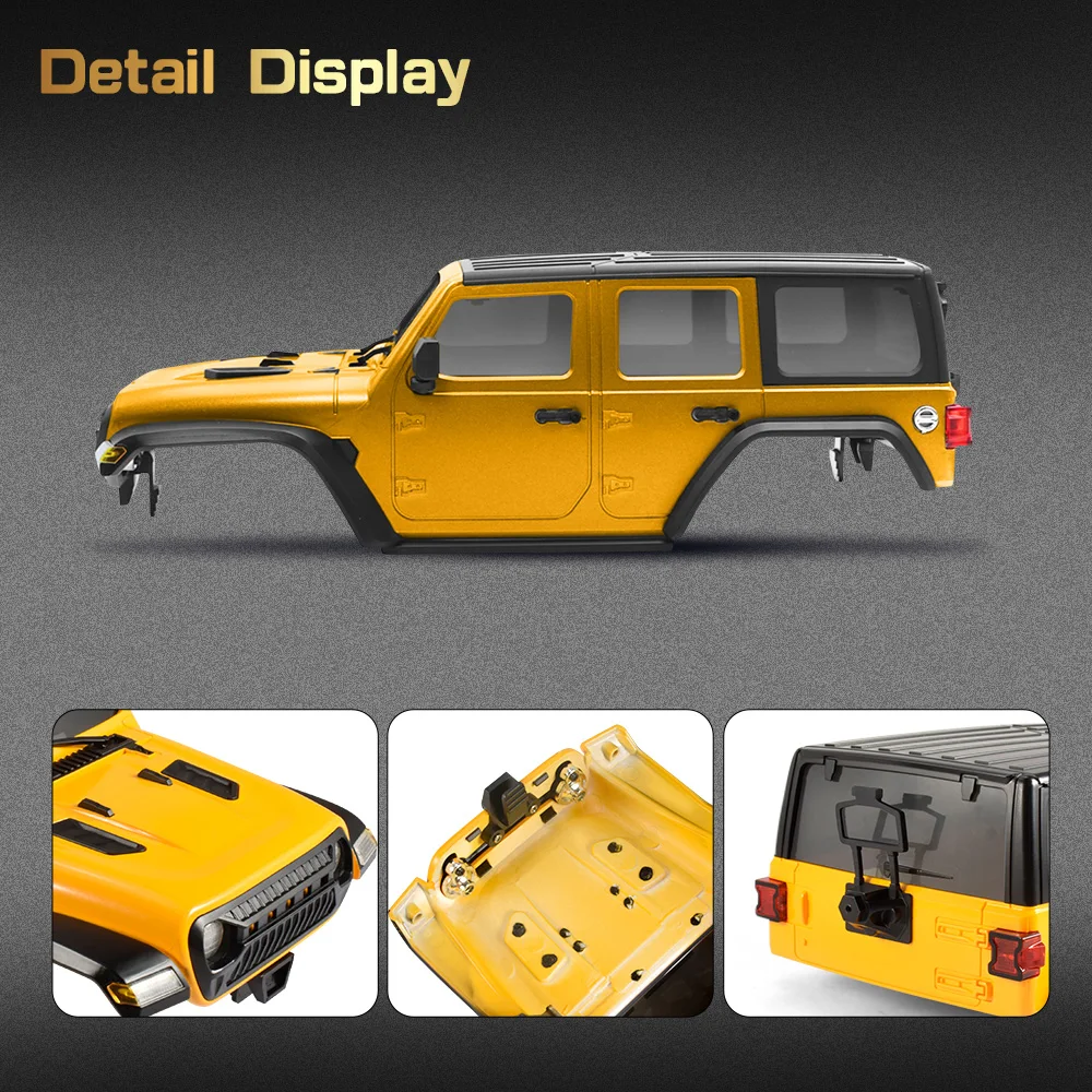 AUSTAR RC Car Shell 1:18 Car Casing Simulation Hard Body Pickup Body Shell For 1/18 RC Crawler Car  Upgrade Parts