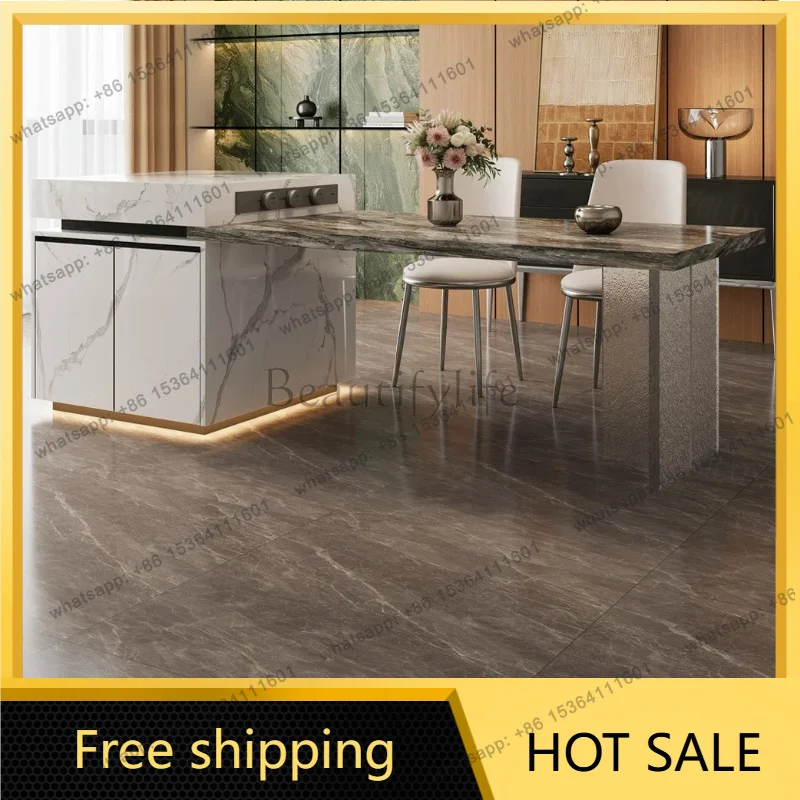 PG high-end rock slab island dining table integrated new small apartment kitchen center guide cabinet alone