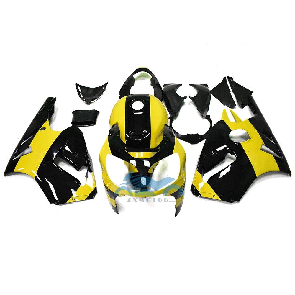 NEW ABS kits Fit For Kawasaki ZX12R 2000 2001 Motorcycle Accessories zx 12r 00 01 Bumblebee Yellow Black fairings