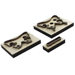Leather Swallowtail Butterfly Template Wooden Punching Die DIY Handcraft Leather Tool Bowknot Cutting Mould For Bag Decorations