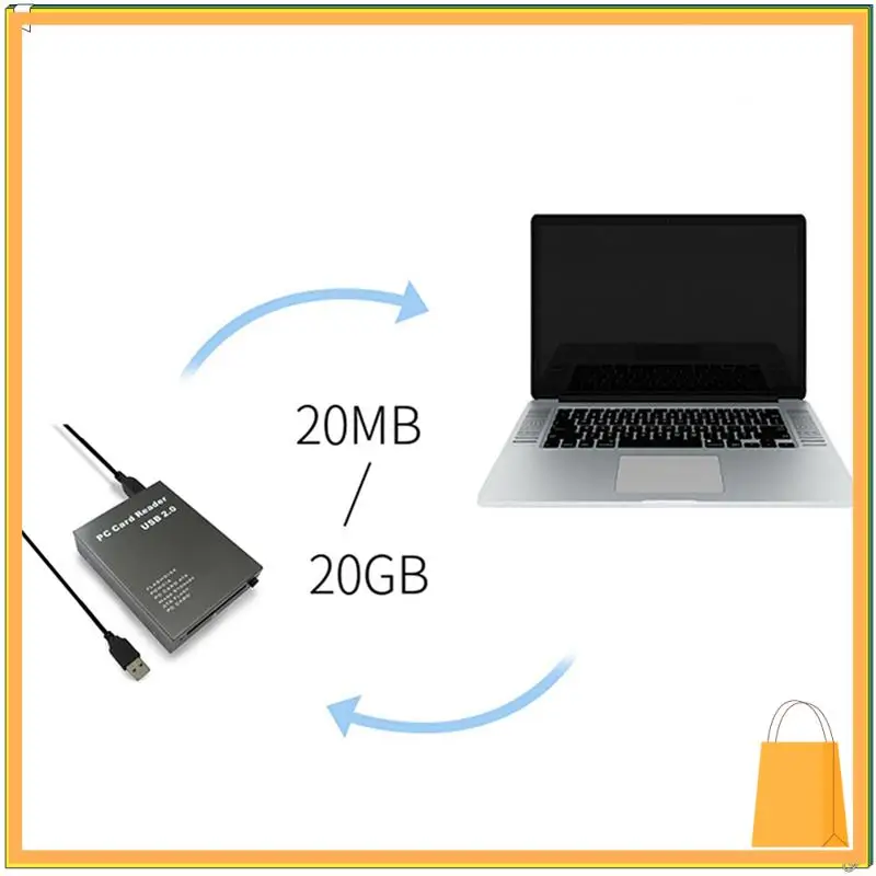 

L52A-4X USB2.0 Устройство чтения карт PCMCIA Устройство чтения карт ATA Устройство чтения карт ПК USB 2.0 к ПК Адаптер ATA PCMCIA