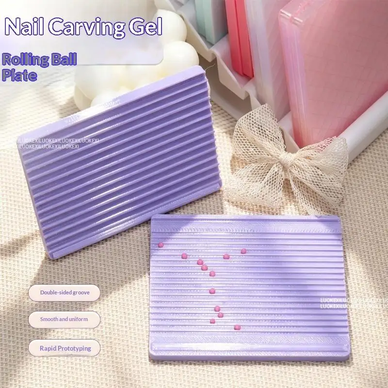 2-4mm Rubbing Strip Ball Mould Soft Ceramic Diameter Optional Craft Supplies Nail Art Bead Roller For 3D Gel Flowers DIY Jewelry