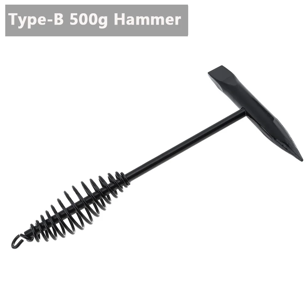 300g Welding Hammers Slag Removal Tool Sets Chipping Welding Slag Hammer for Arc Welding Slag Removal with Cool Hand Tool Spring