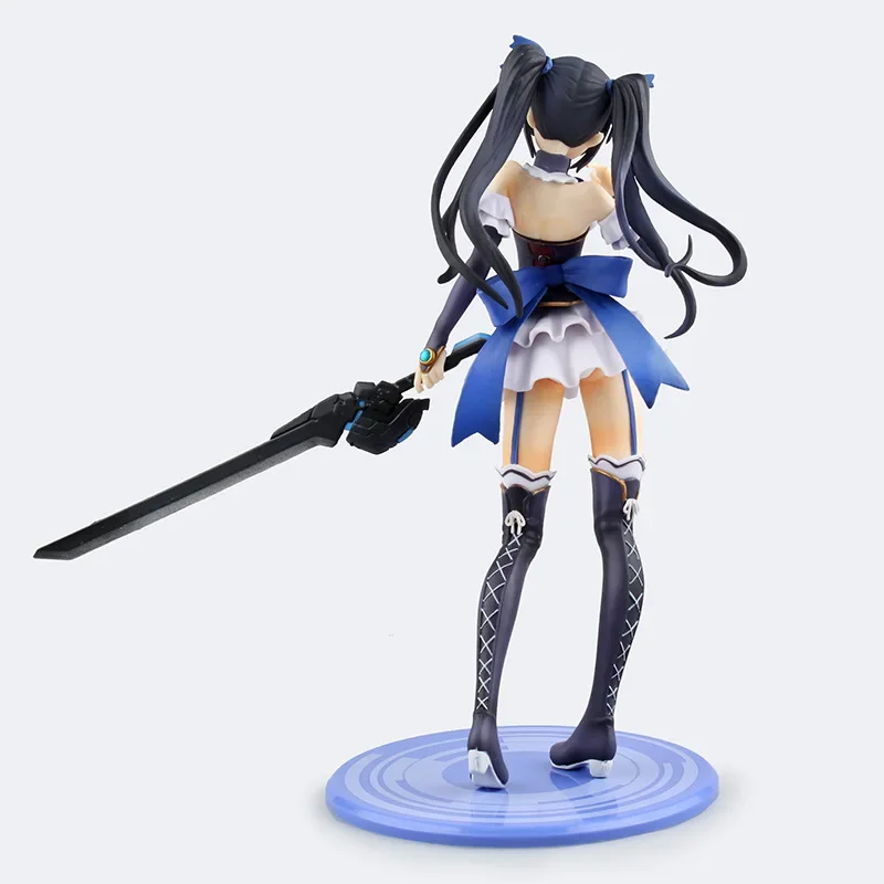 أنيمي Hyperdimension Neptunia Lastation Noire PVC عمل الشكل تحصيل نموذج دمية لعبة 21 سنتيمتر