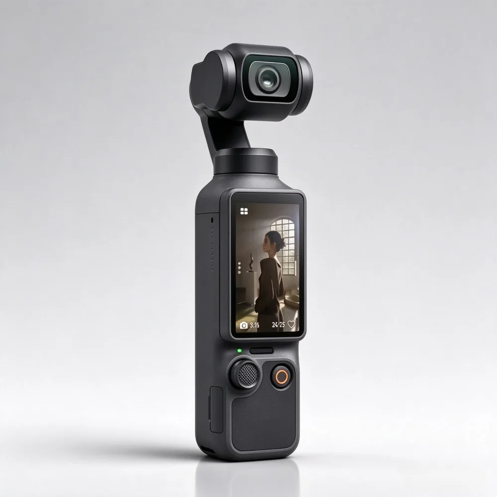 NEW 5K 4K Sport Pocket Action Camera Camcorder Full Kit 2-Axis Gimbal Stabilization IR Night Vision for YouTube Vlog Photography