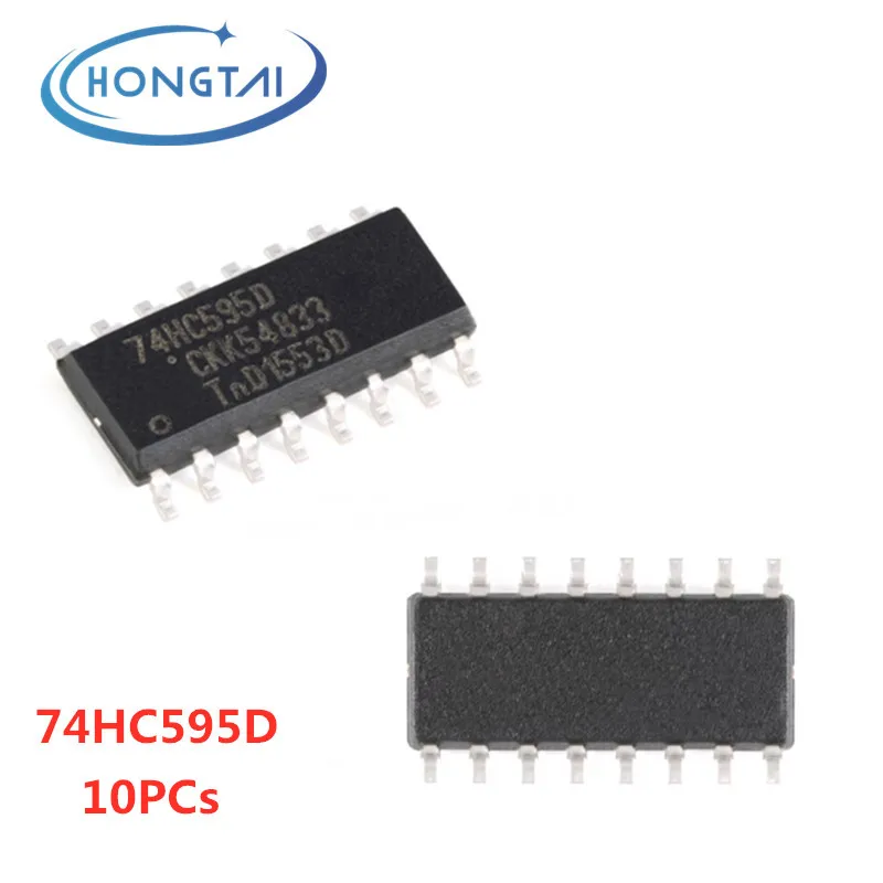 10pcs 74 hc59 5d 118 SOIC-16 8-Bit serielle oder parallele Ausgabe Schieber egister 74 hc595