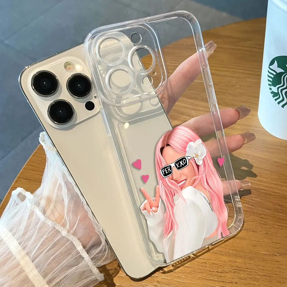 Manana Sera Bonito K-Karol G Clear Phone Case For Samsung A03S A03 A04 A04E A05 A05S A06 A7 A12 A13 A14 A15 A16 NOTE 10 20 Case